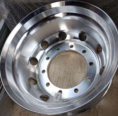 143.1mm PCD Κωνκώδης σχεδιασμός Aluminium Alloy Wheel για ανταλλακτικά λεωφορείων Zhongtong