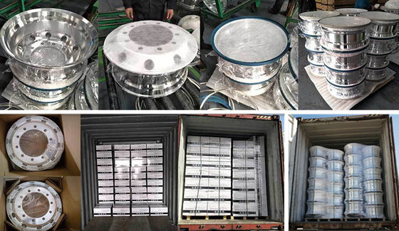 143.1mm PCD Κωνκώδης σχεδιασμός Aluminium Alloy Wheel για ανταλλακτικά λεωφορείων Zhongtong